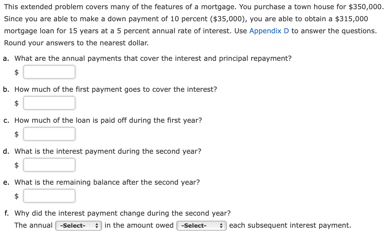 the dropdown are increases and decreases This extended problem covers many of