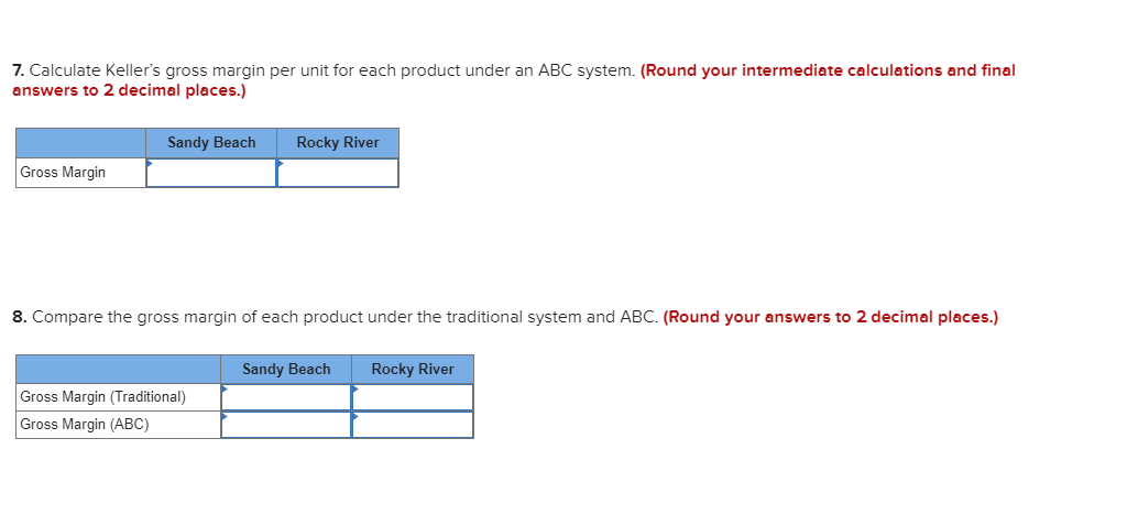 the Sandy Beach and the Rocky River. Basic production information follows: Sandy