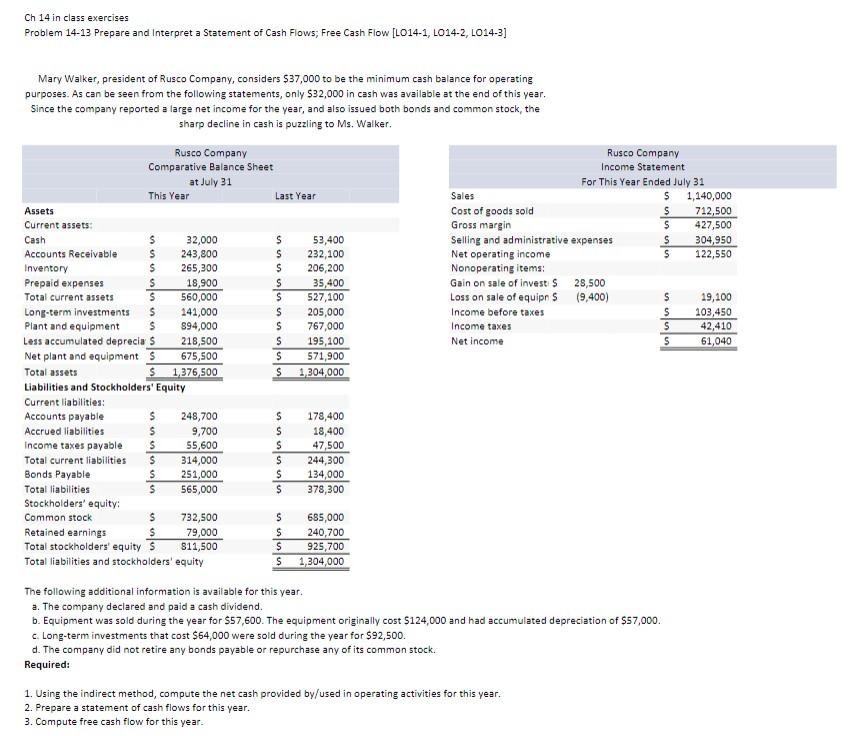 Please complete in Excel and include cell formulas. Thank you so much!
