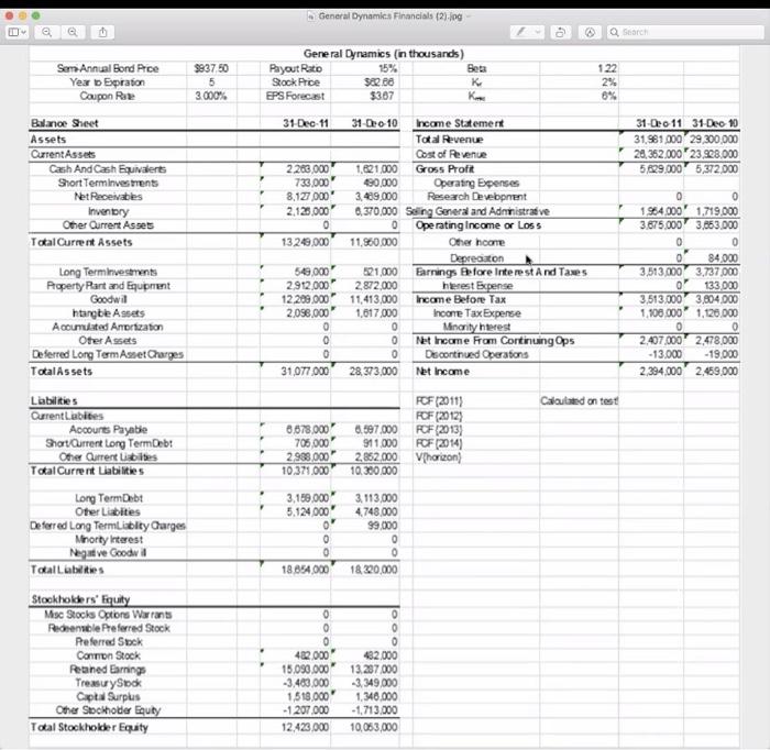  caluclations needed and work shown: assuming the bond pays out 1000