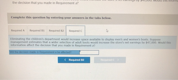 of the women's department has six employees, and the manager of the