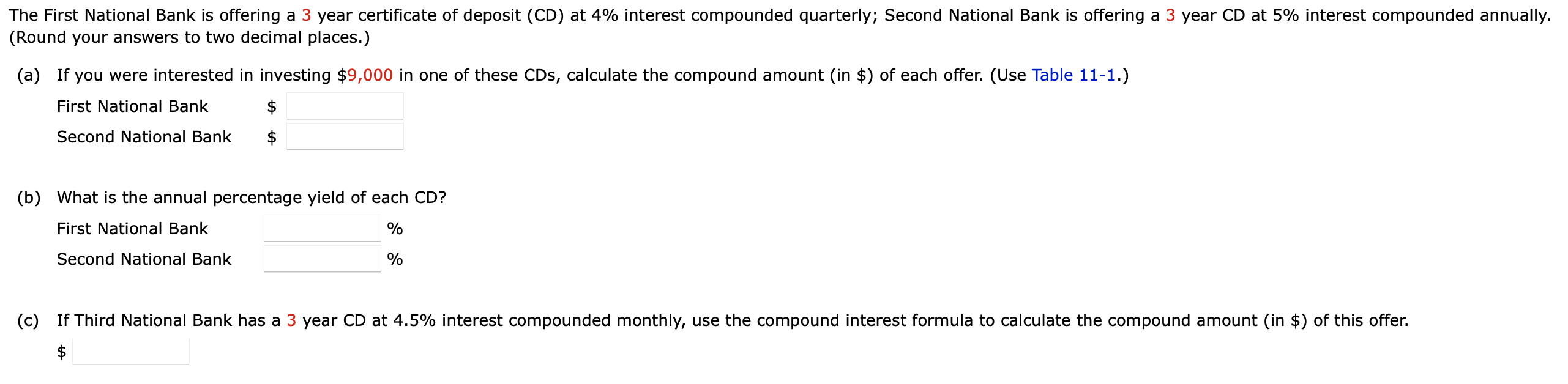 Part A - Part B: Part C: Part D: Part E: The