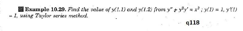I need the answer as soon as possible Example 10.29. Find the