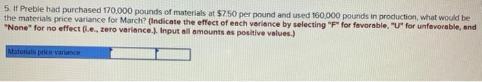 $8.00 per pound Direct labor: 2 hours at $14 per hour Variable