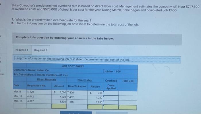 Management estimates the company will incur $747,500 of overhead costs and $575,000