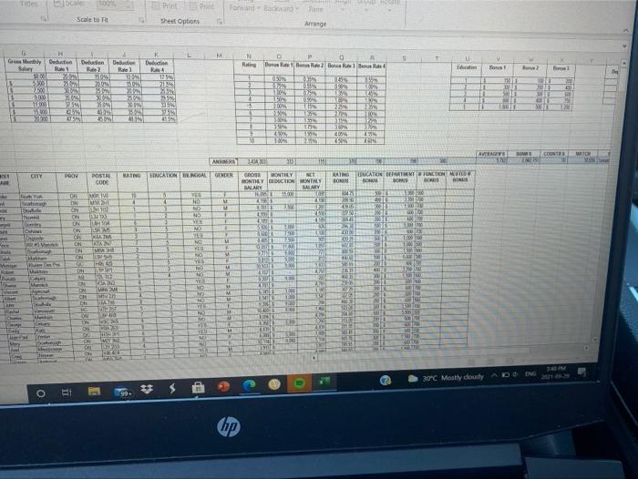 LAST NAME CITY FIRST NAME PROV RATING EDUCATION BILINGUAL POSTAL CODE D