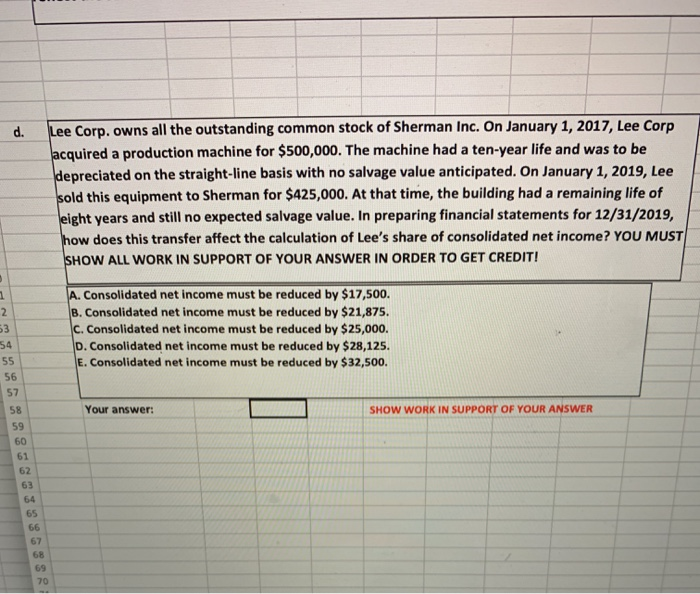 V fx CD E F ANSWER ALL ITEMS a, b, c and