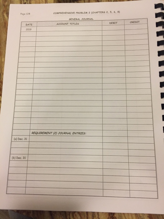Total Debits $82,970. (2) Prepare journal entries to record additional transactions (a)