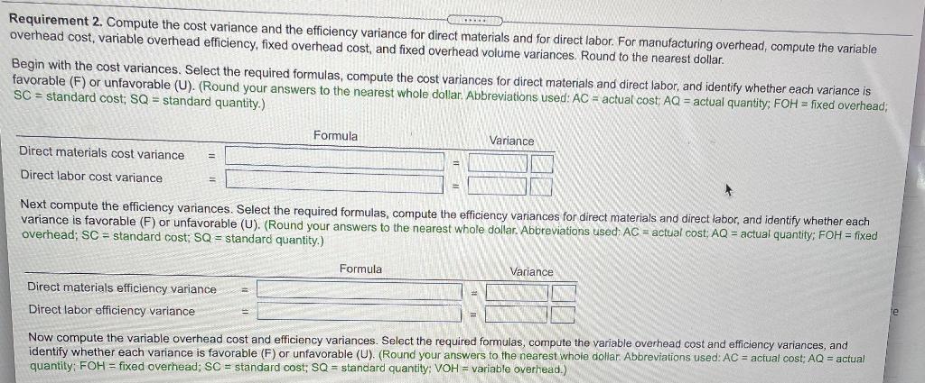 Direct Materials (5,850 yds. @ $8.50 / yd.) (5,987 yds. @ $8.30