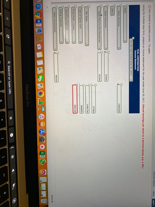 account balances were included in the trial balance of Teal Corporation at