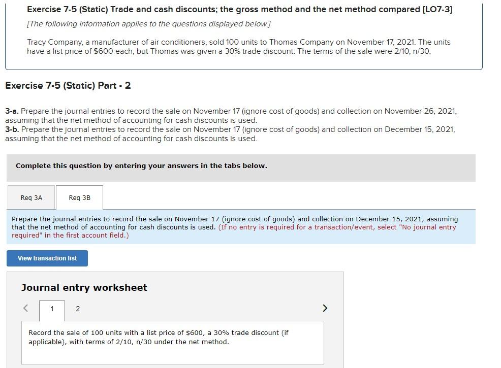 to Thomas Company on November 17, 2021. The units have a list