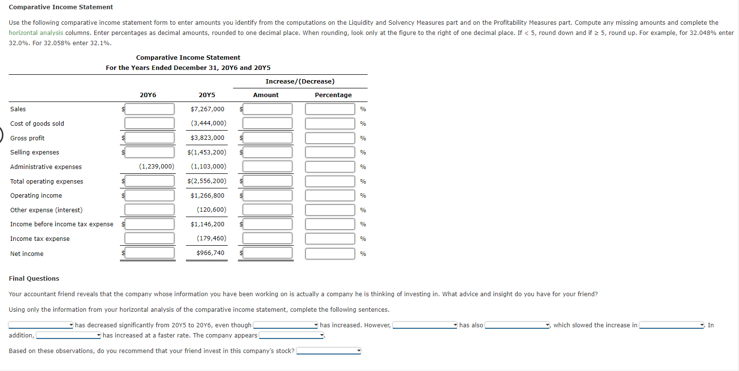 aspects of a company's financial statements. You take the bet! Match each