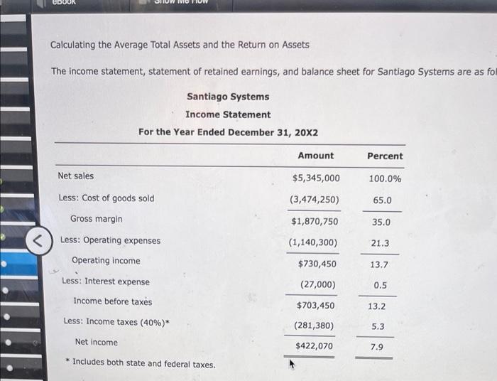  calculate the average common stockholders equity 2. calculate the return on