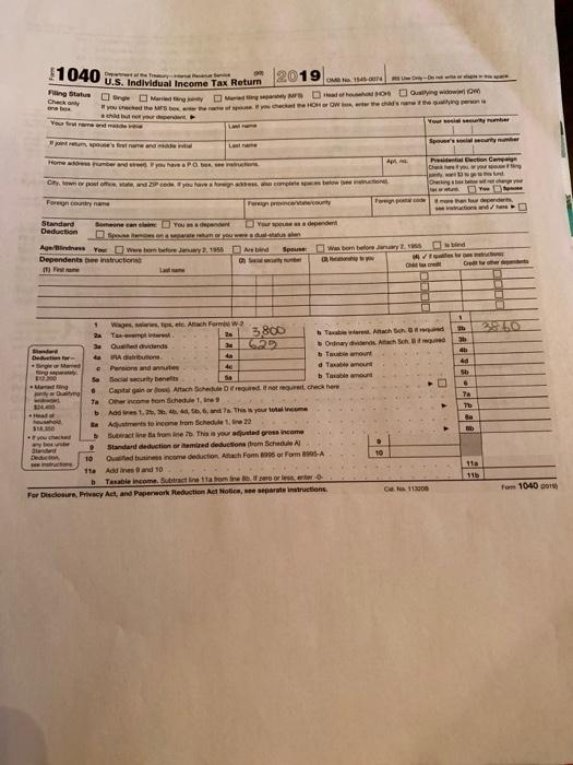 the amount to be refunded) and schedule A, Please complete handwritten Schedule,