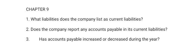 please complete 1 2 and 3(there is no additional information) thanks CHAPTER