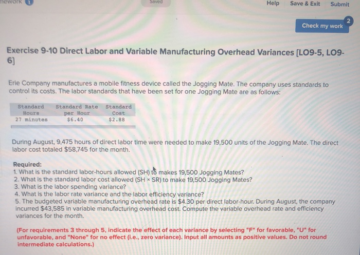  nework 1 Saved Help Save & Exit Submit Check my work