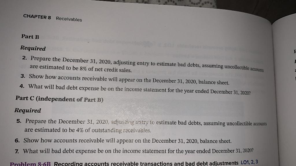 Part B and C on page 594 of the Fundamental Accouting Principles,