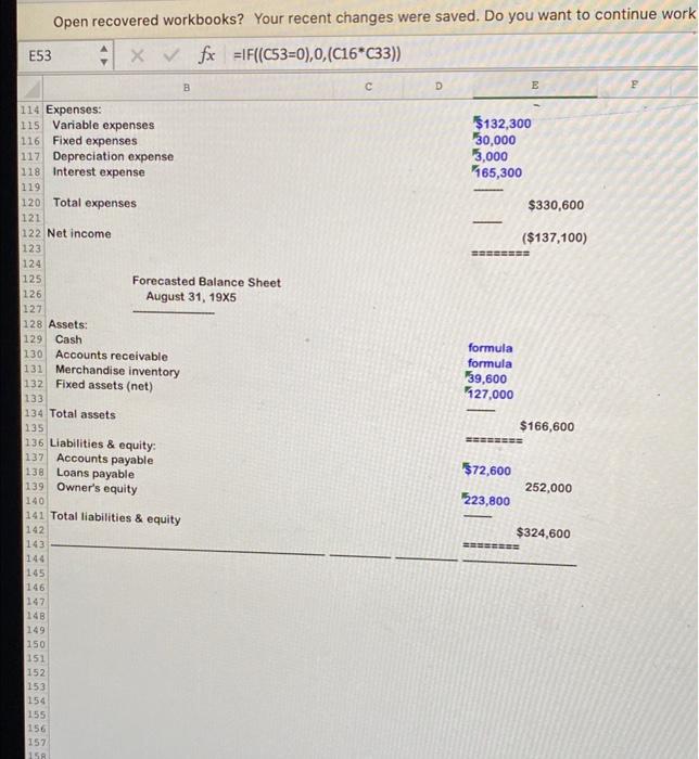 used. Please be sure to submit your file as an Excel file.