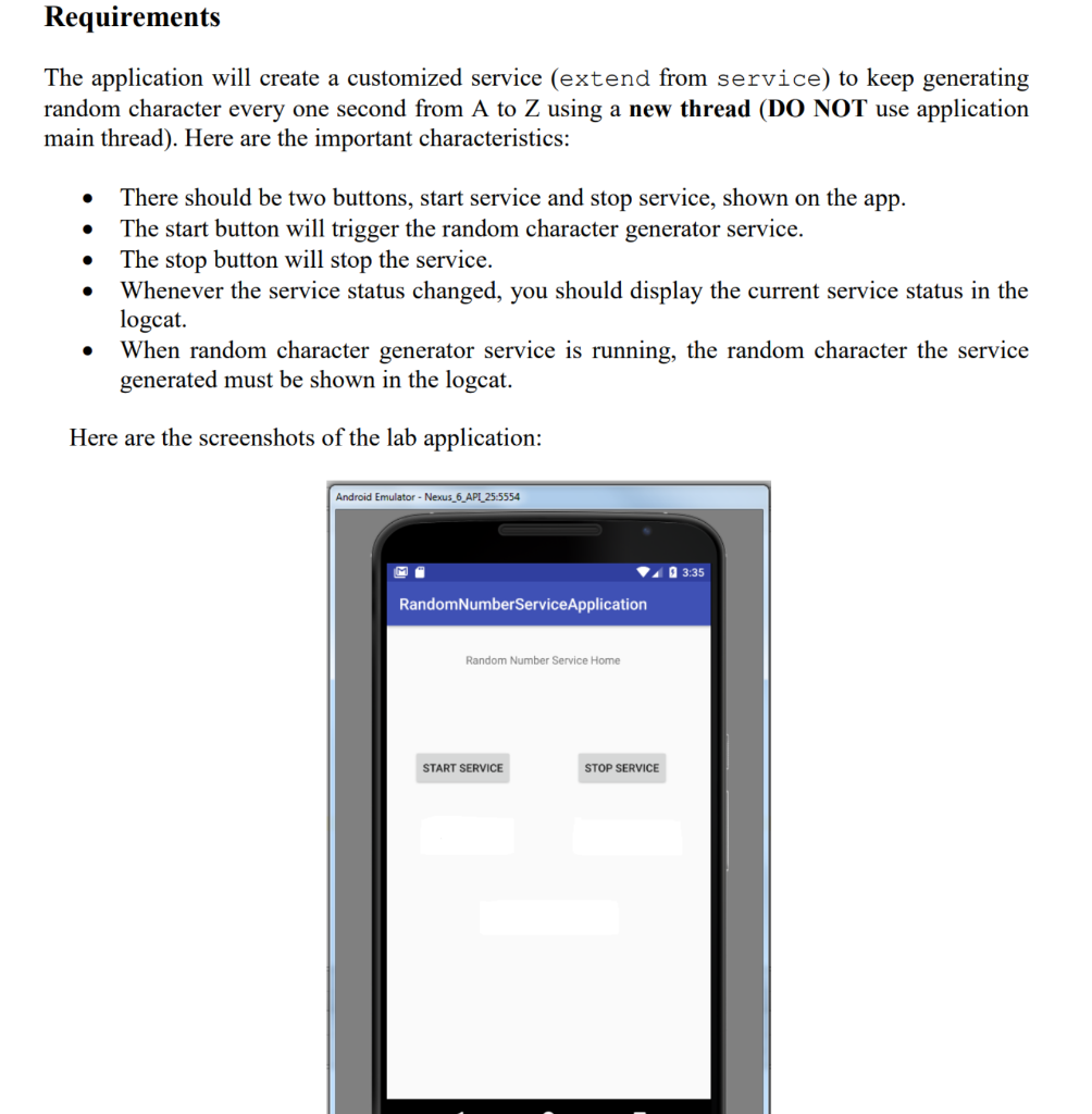 Please use java in android studio and make the app look exactly