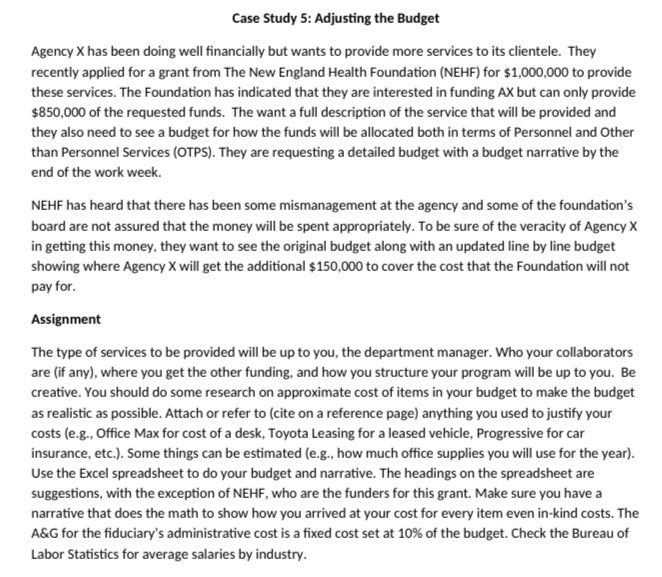  I need help creating a program using the budget of 850,000