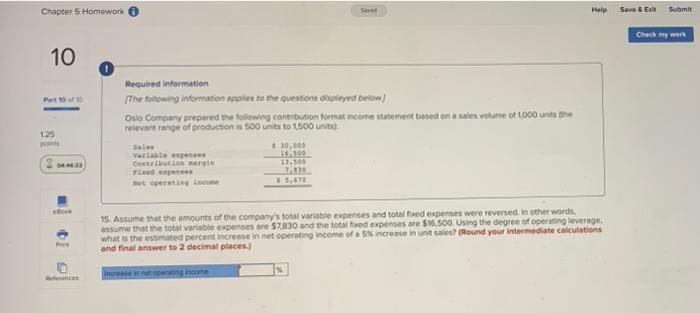 pe relevant range of production is 500 units to 1.500 unit $