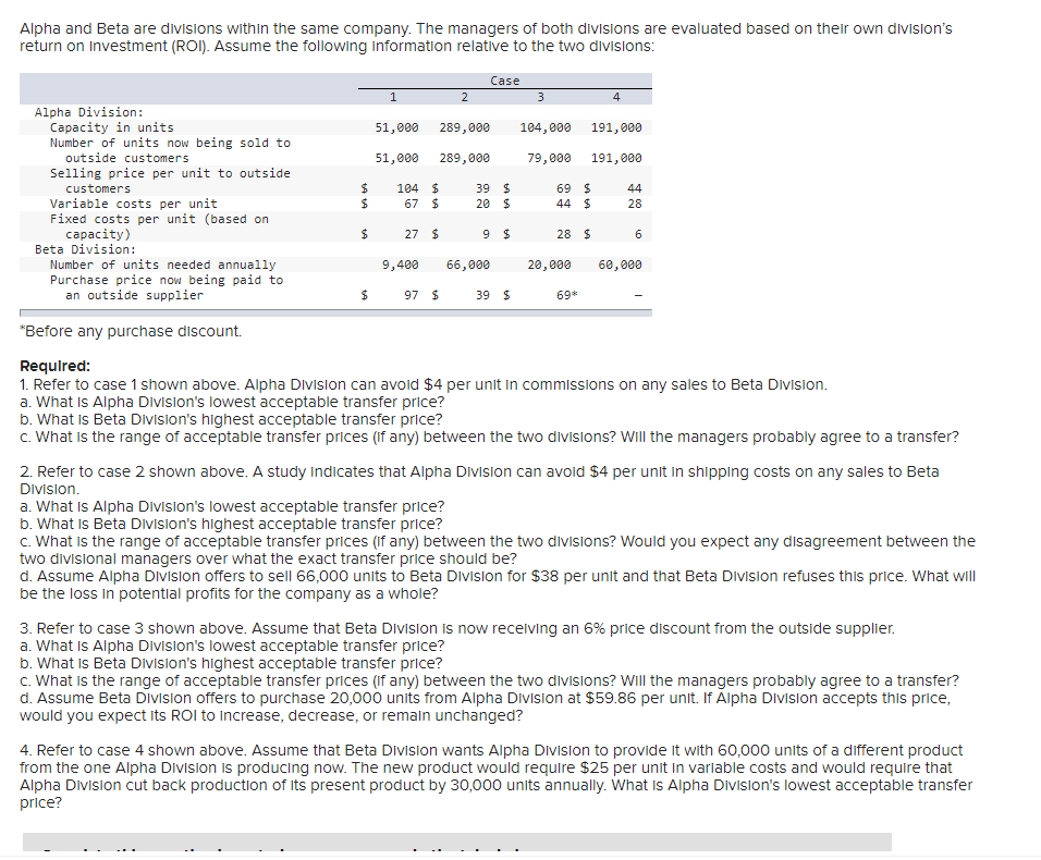ASAP. Please answer it correctly and in Excel Alpha and Beta are