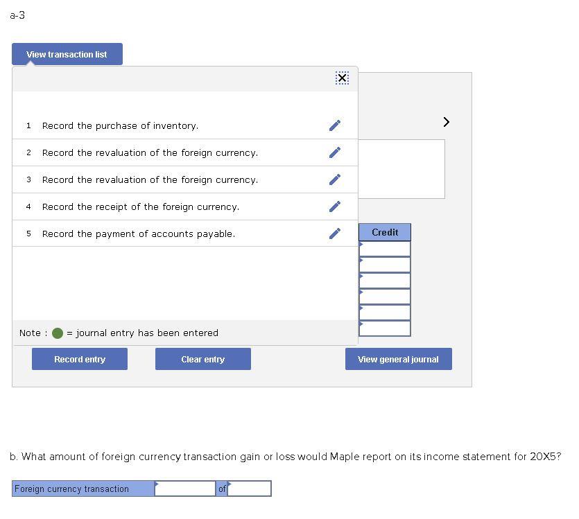 On March 1, Maple sold goods to a Canadian company for C$43,000,