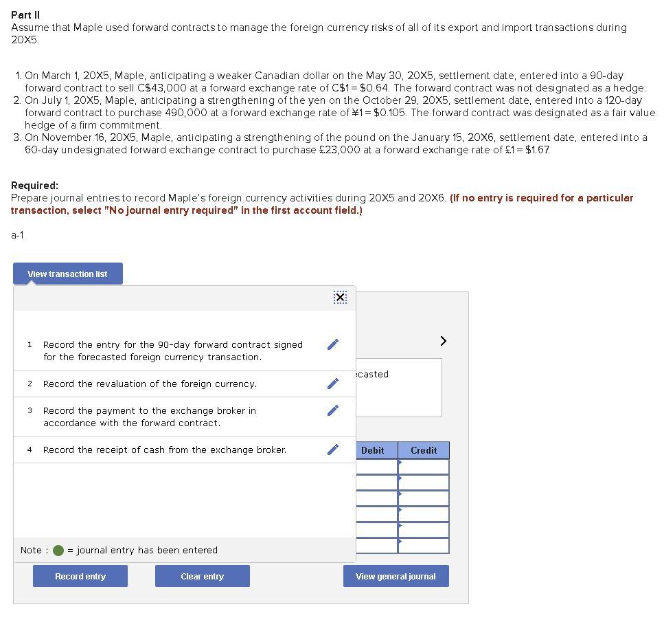 receivable on May 30. The spot rates for Canadian dollars were C$1