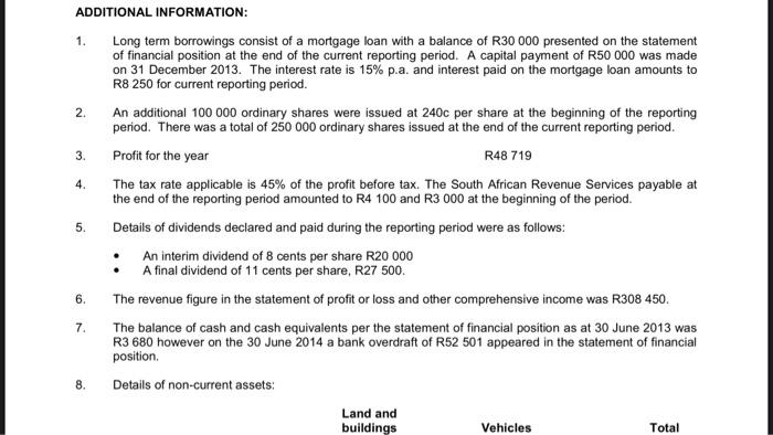 REPORTING PERIOD ENDED 30 JUNE 2014 Notes Cash flow from operating activities