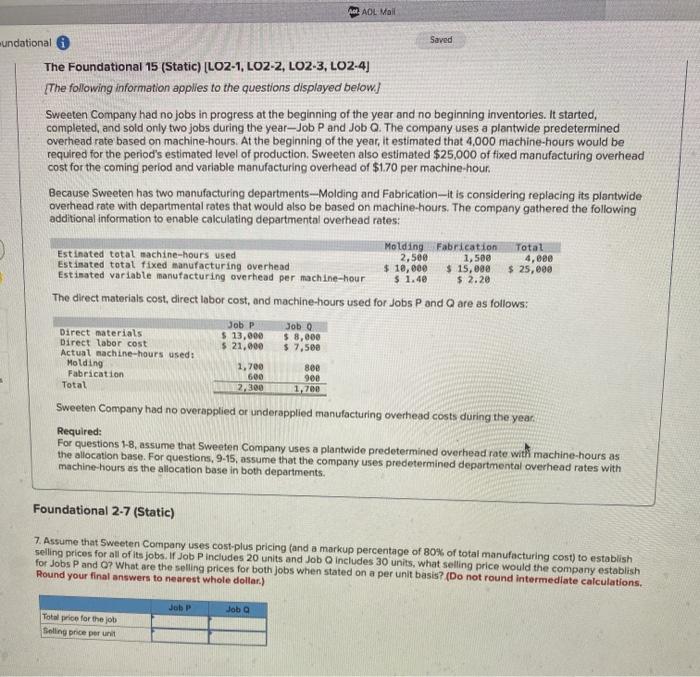  Act AOL Mail Saved undational 6 The Foundational 15 (Static) (LO2-1,
