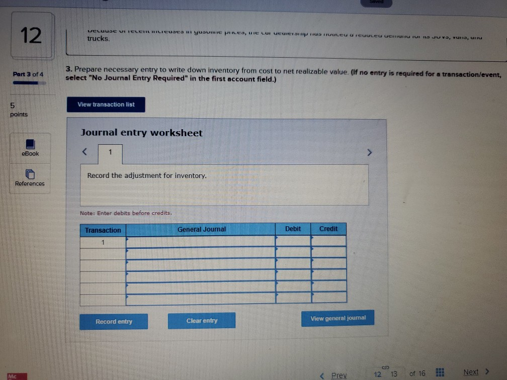 information [The following information applies to the questions displayed below.) Part 3