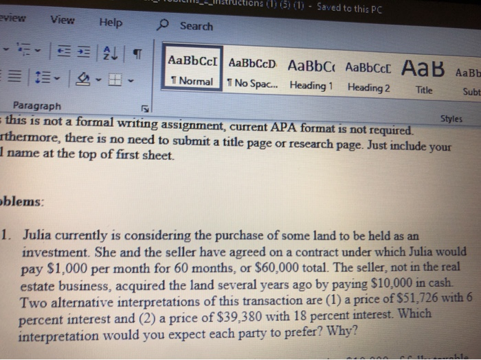  Iatructions d) (5) (1) - Saved to this PC eview View