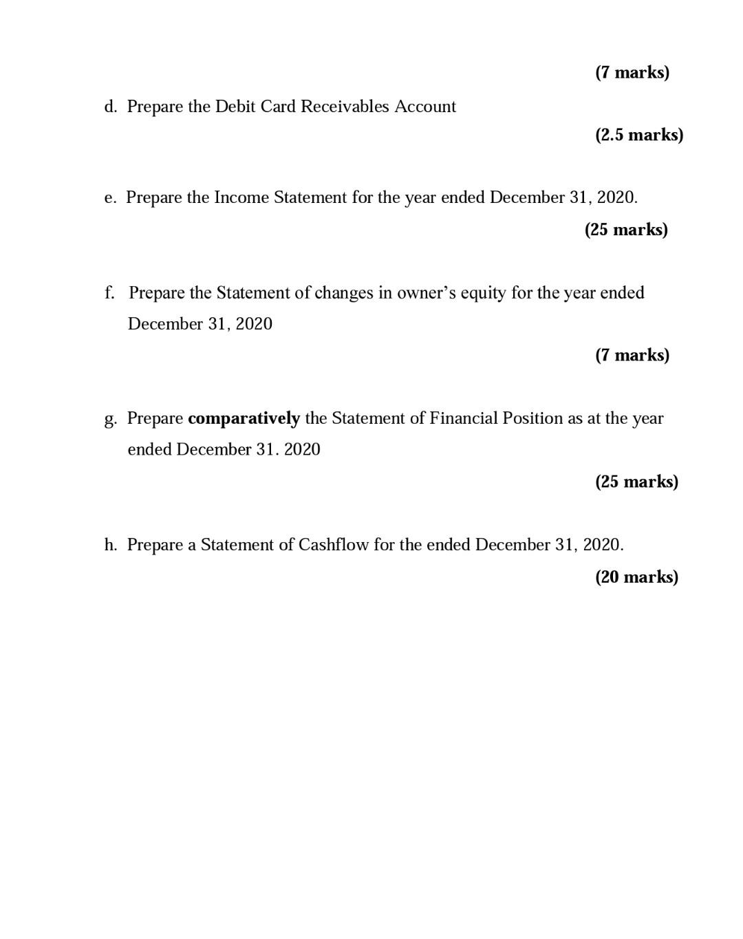 However, a need to obtain a loan from the Bank of Make