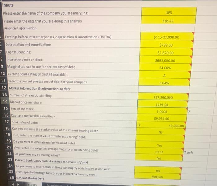hello im doing a financial report analysis for UPS 2021 , something