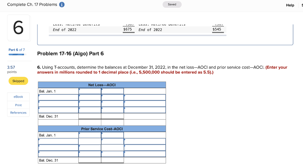trustee reports indicate the following changes in the PBO and plan assets