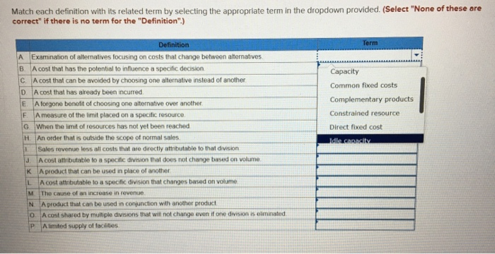 This is all the drop down options given. As you look at