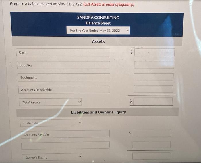 $1,100 cash for personal use. Performed $5,500 of services on account. Paid