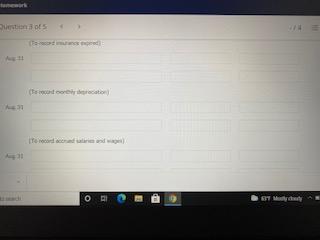 information? The trial balances before and after adjustment for Wildhorse Company at