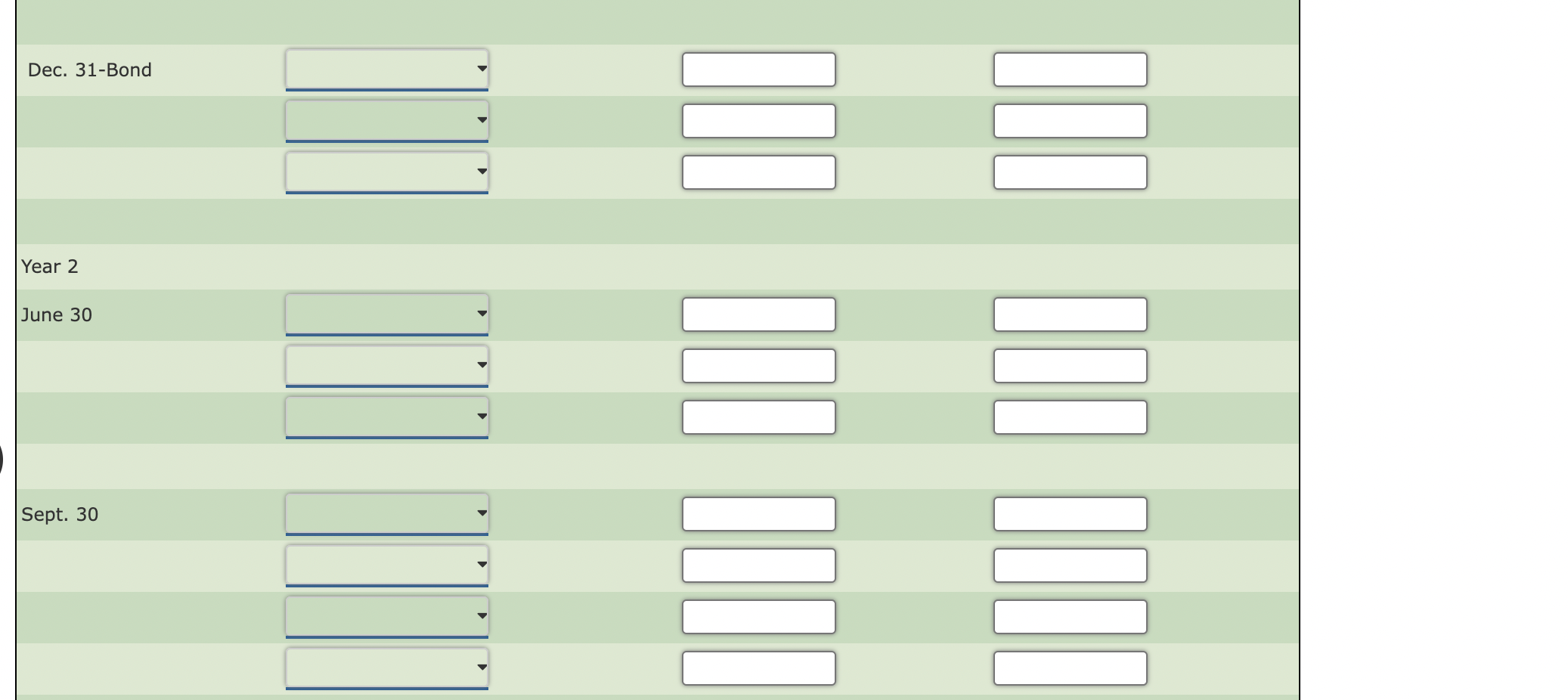 July 1, Year 1, at a market (effective) rate of 11%, receiving