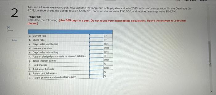 Inc. Income Statement For Year Ended December 31, 2020 Net sales $1,236,000