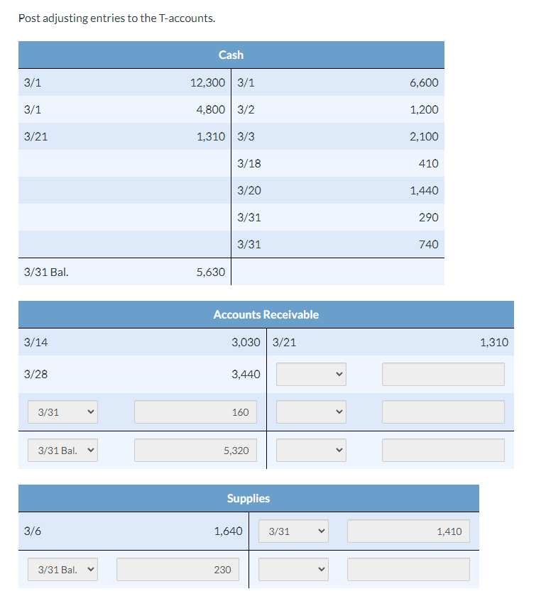 cash for employee salaries. 21 Collected $1,310 cash from customers billed on