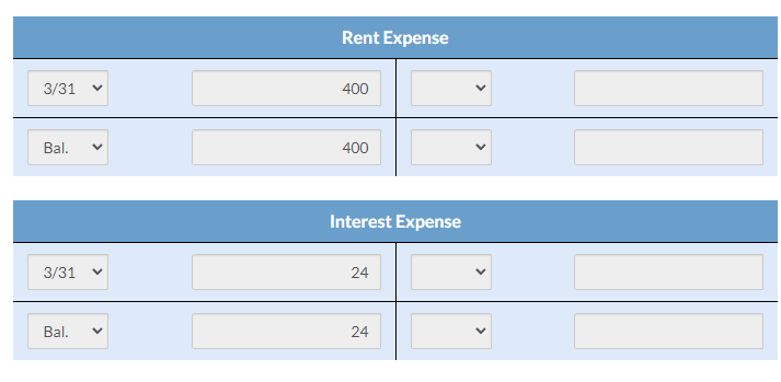 and Repairs Expense). 31 Owner withdrew $740 cash from the company. I