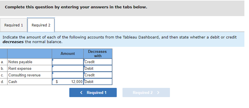 reporting questions. On December 31, we are provided with a Tableau Dashboard