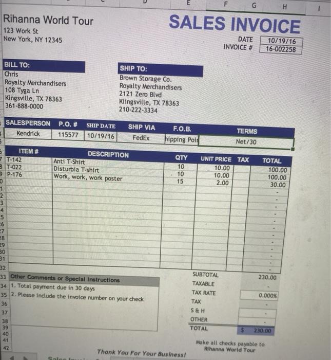 Use the Blank journal page provided to fill in the correct journal