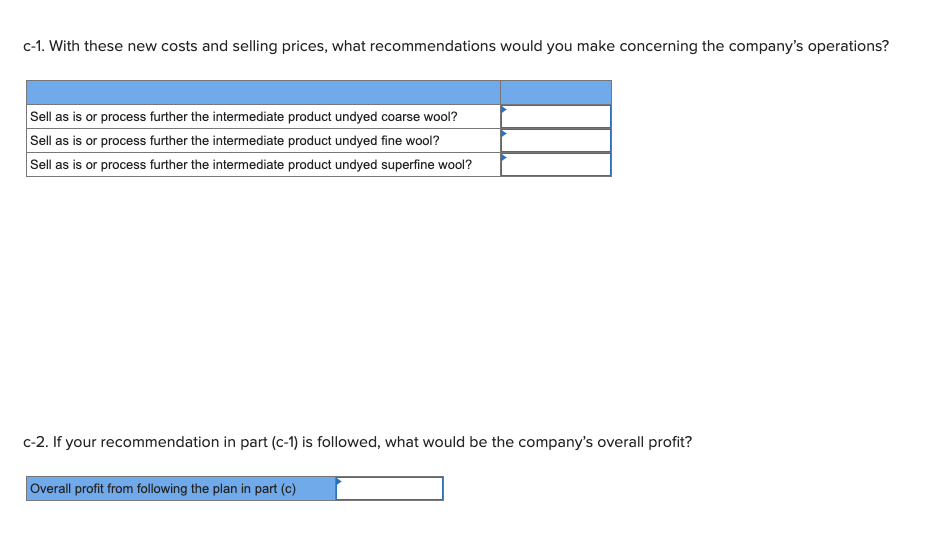 text. 2. In industries that process joint products, the costs of the