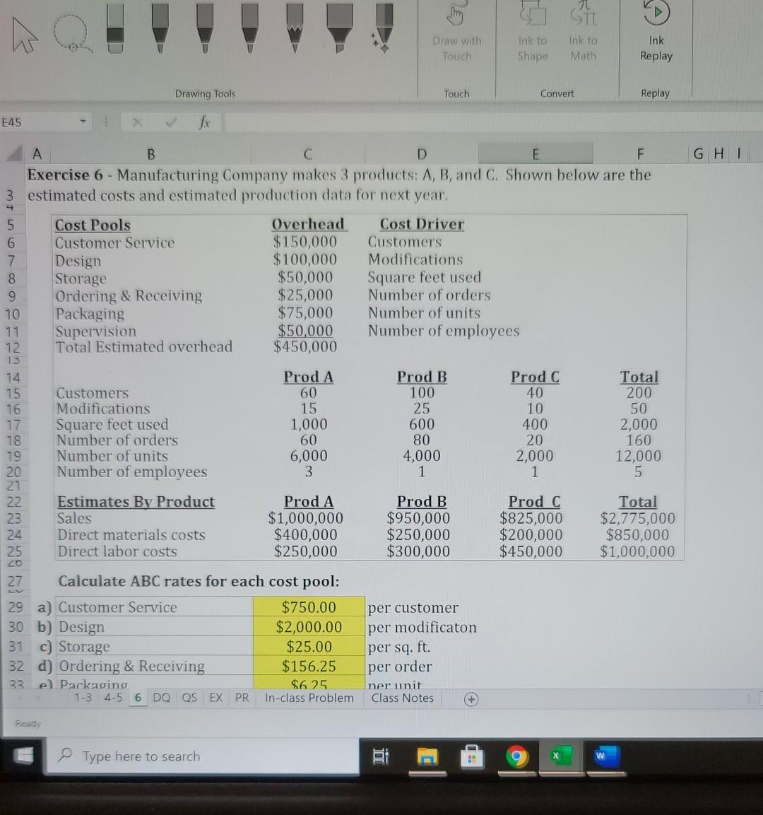  I need help with the red x's please. Draw with Touch