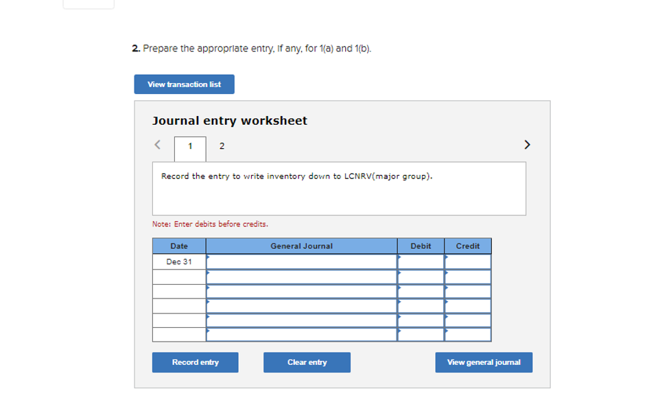 to the physical Inventory of Electronics Unlimited taken at December 31 5