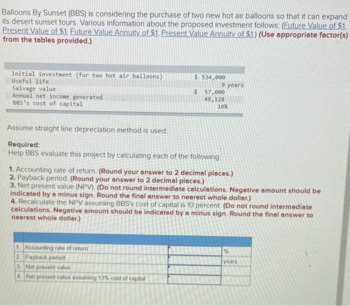 could someone help me step by step Balloons By Sunset (BBS) is