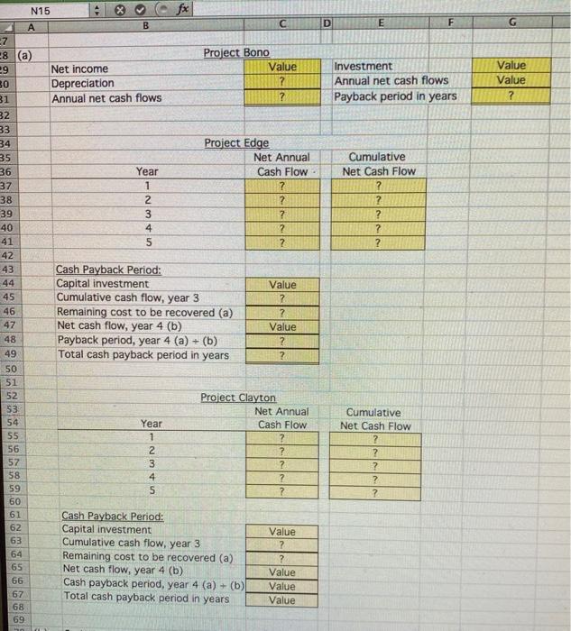 Compute annual rate of retum, cash prybuck, and net present value 2