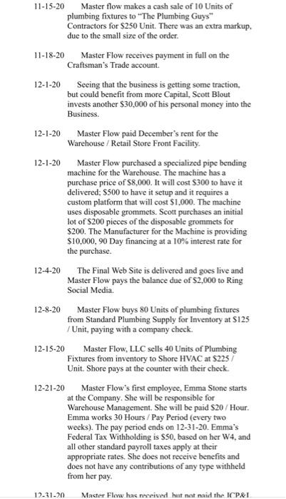 im not sure how to set them up the way the assignment